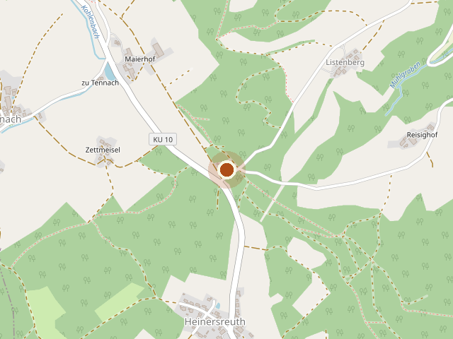 Lage von Tierheim Kulmbach auf der Karte